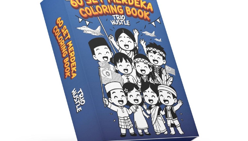 60 Set Merdeka Coloring Book